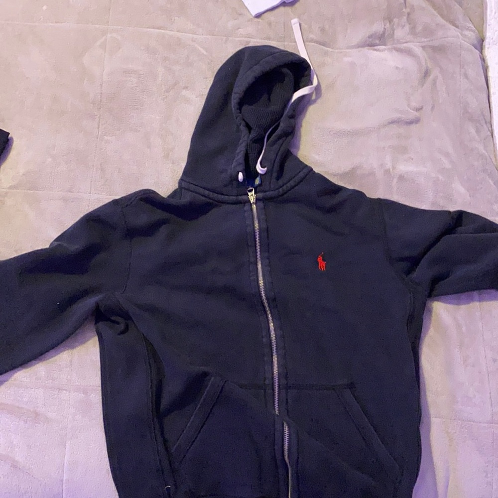 Polo Zip Up Hoodie